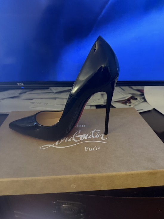 Christian Louboutin Shoes - Christian Louboutin Black Patent Pointed-Toe Stiletto